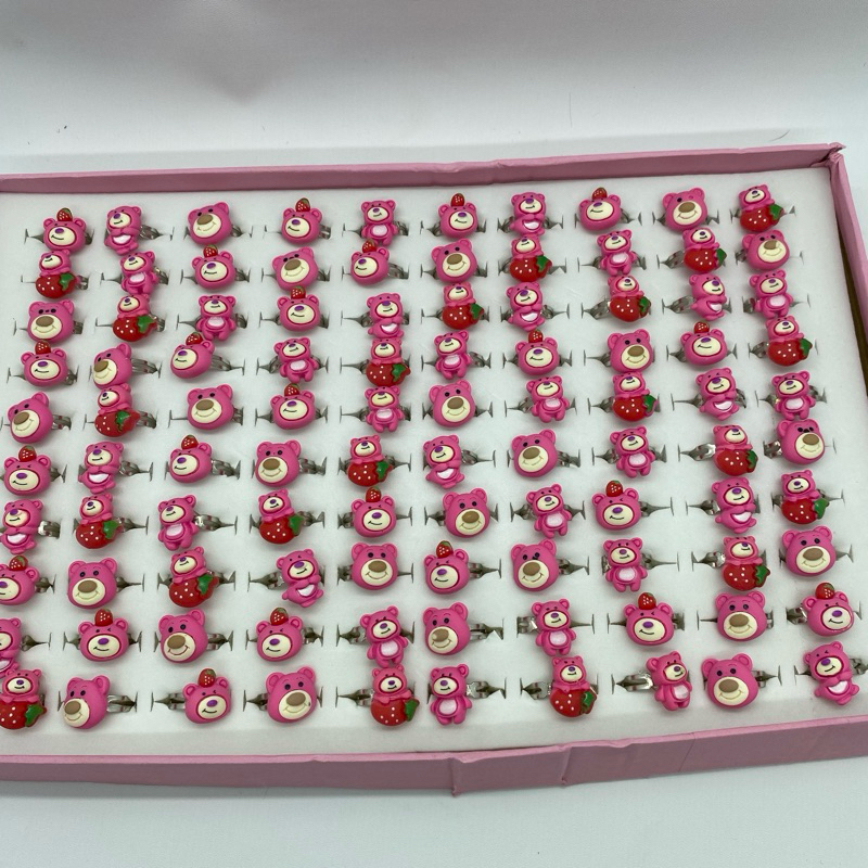 Cincin Anak Kecil / Cincin Anak Cewek / Cincin anak perempuan / Cincin Lotso / Cincin 3D / Cincin ka