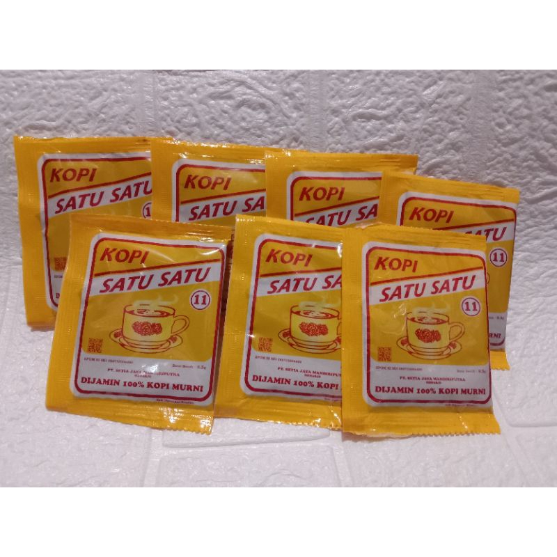 

(READY) KOPI BUBUK SATU SATU 6,5g 1 renteng isi 10 sachet