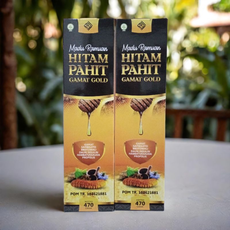 

Madu Ramuan Hitam Pahit Gamat Gold 470 Gram