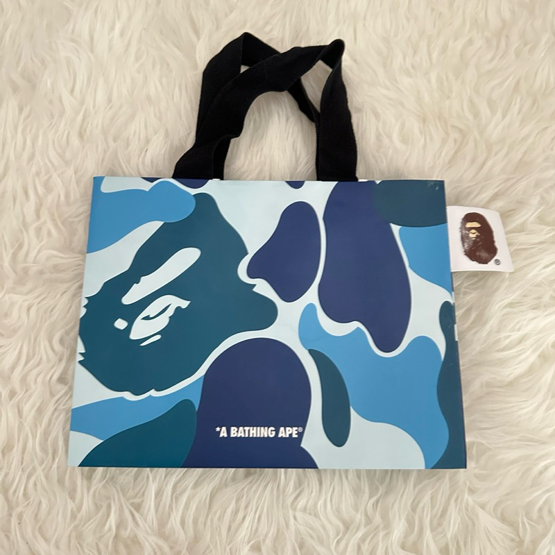 

Original Store Bape Bathing Ape Small Paperbag Mens Apparel Bungkus Kado Hadiah