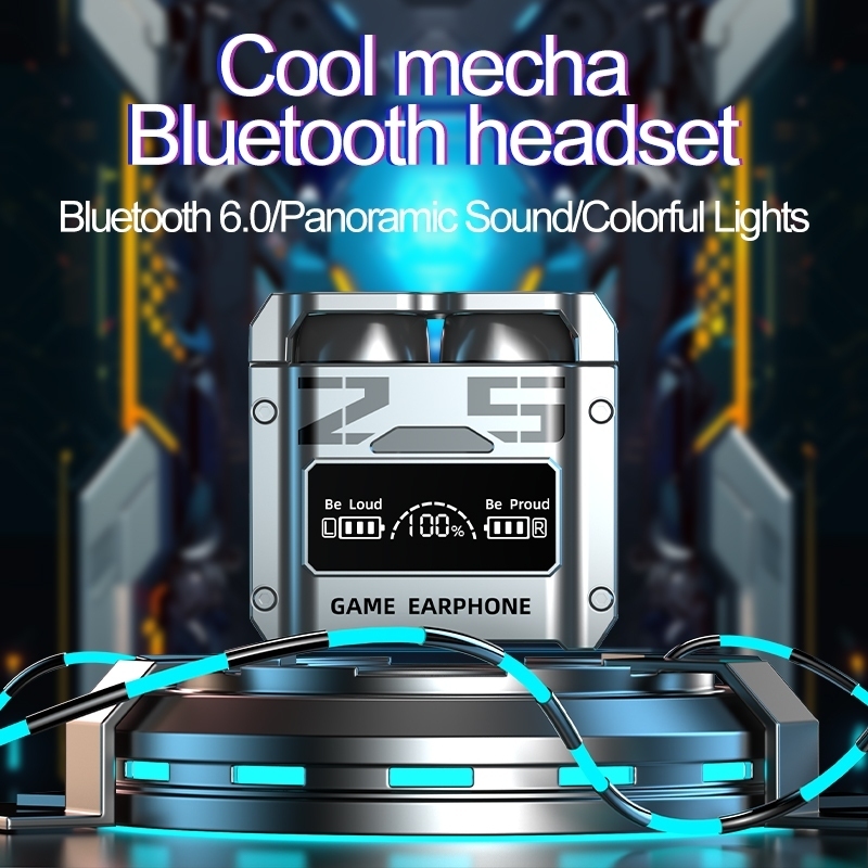 TWS M25 Headset Bluetooth GAMING Earphone Bluetooth Wireless Bass Headphone Bluetooth 5.3 Full bass
