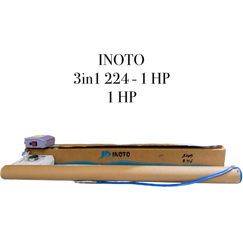 INOTO 3in 224 1Hp Kabel Pendek Pompa Air Submersible / 75QJD 224