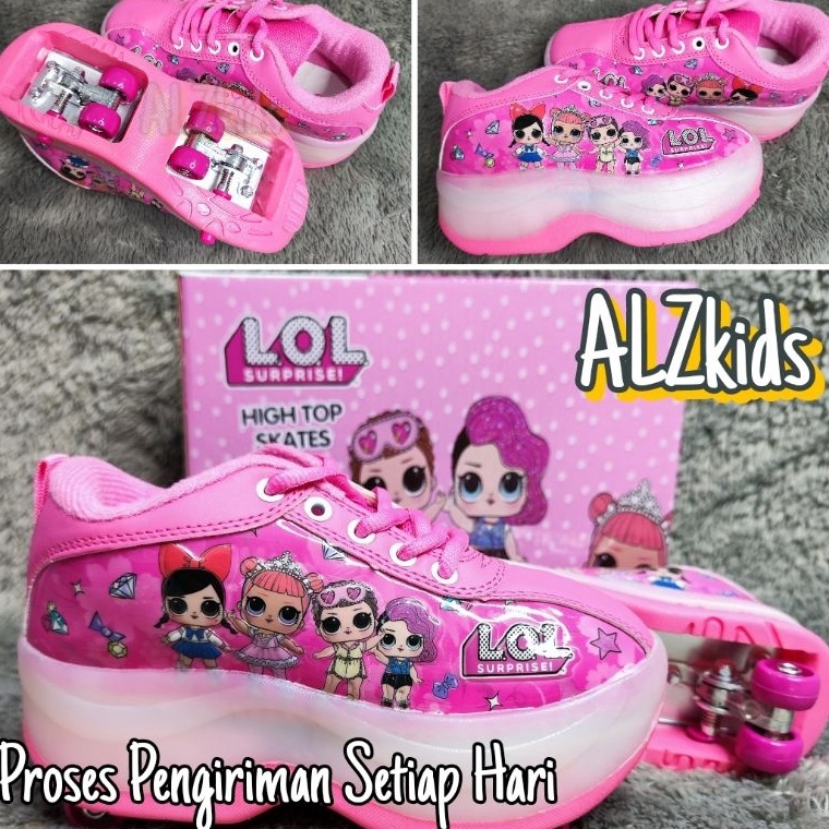 Stok terbatas SEPATU RODA 4 LED ROLLER SHOES  SEPATU RODA 4