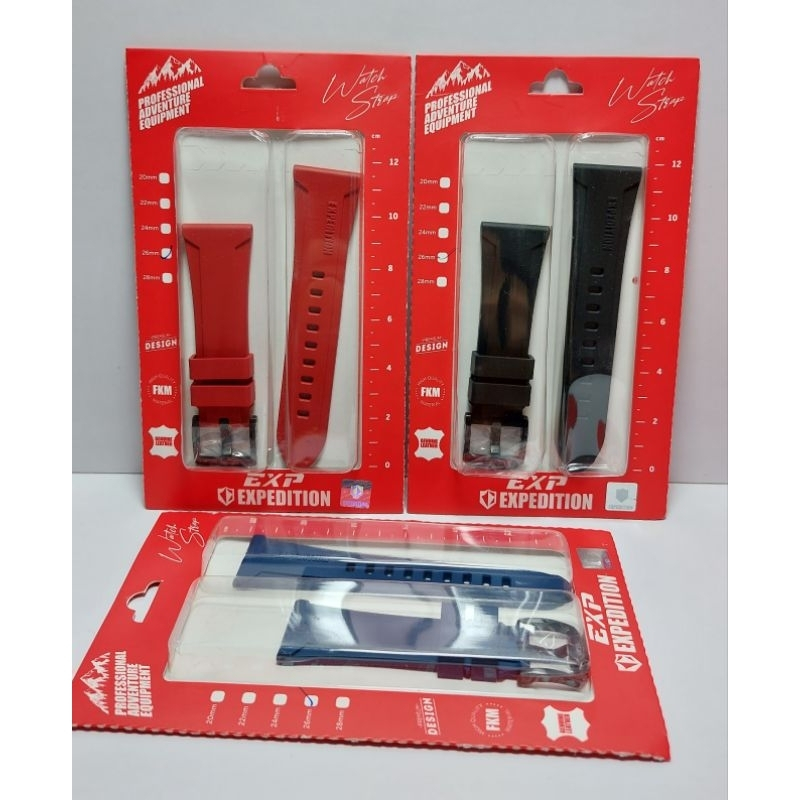 Tali Rubber Expedition Ukuran 26mm tali jam karet expedition ukuran 26mm Original