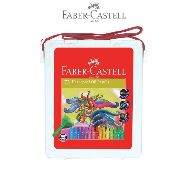 

KODE W18U Faber castell oil pastels 72 warna crayon 72 colours