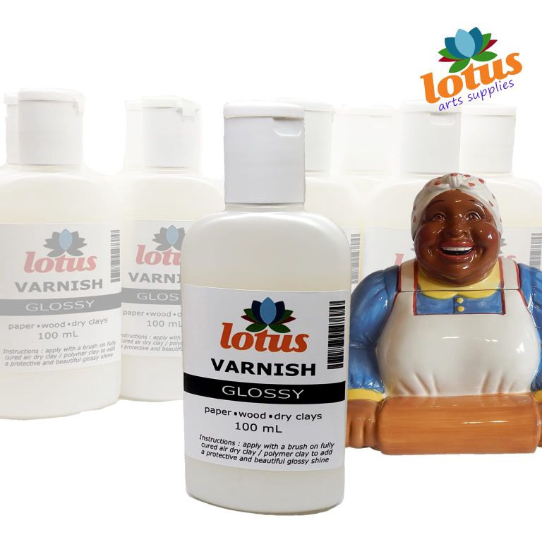 

KODE E94K LOTUS Varnish Decoupage Gloss 1ml for dry clay wood polymer paper