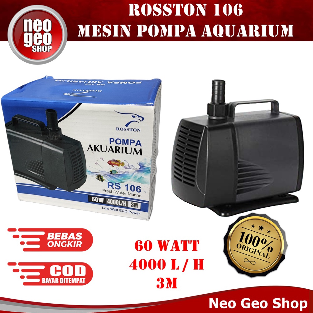 KODE C86F ROSSTON RS 16 RS16 Mesin Pompa Air Roston Power Head Aquarium