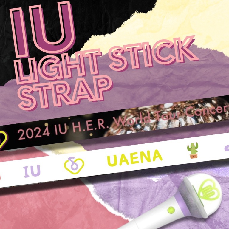 KODE I15H IU Light Stick Strap Bag Strap for UAENA fanmade merch