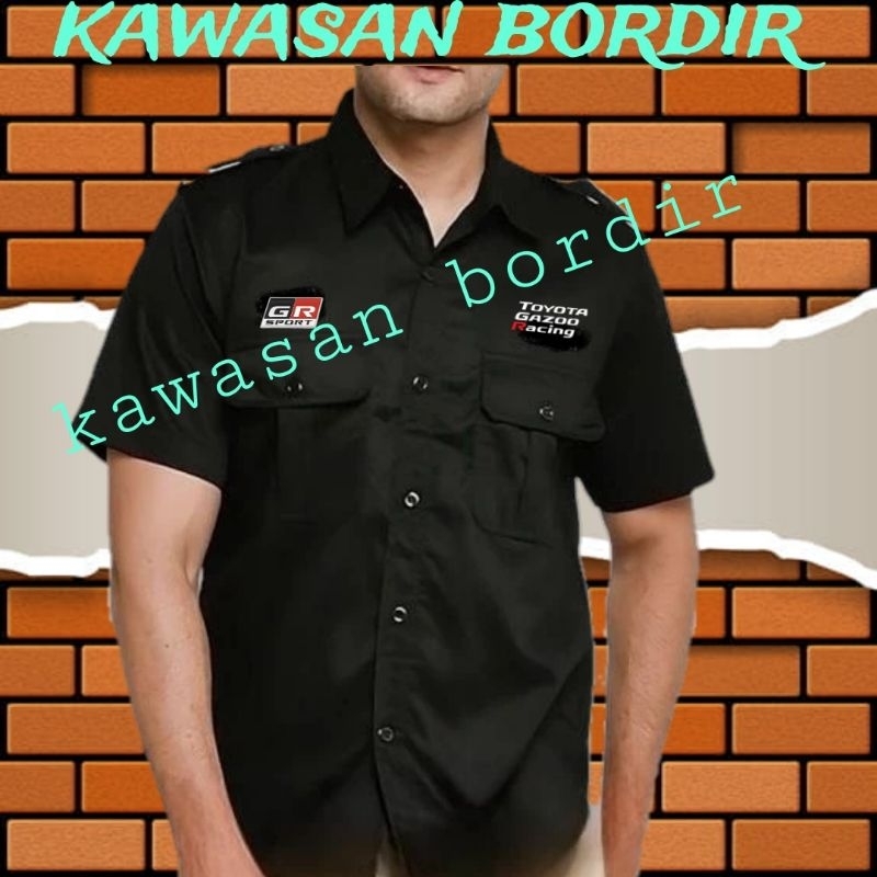 Terbaru kemeja Toyota gazoo racing baju Toyota gazoo racing seragam Toyota gazoo racing pdh Toyota g