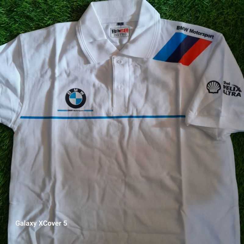 kaos polo poloshirt pakaian pria Bmw