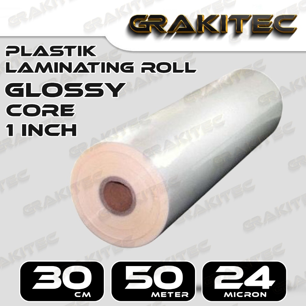 

KODE X57S Plastik Laminating Roll Glossy 3cm x 5m x 24 Mic