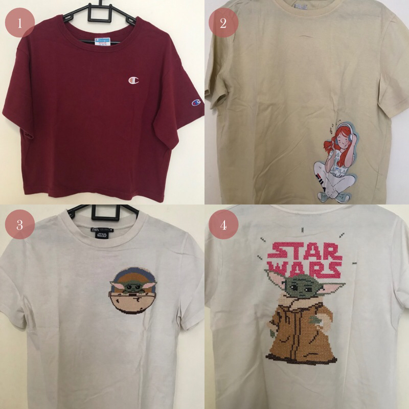 champion crop + zara baby yoda