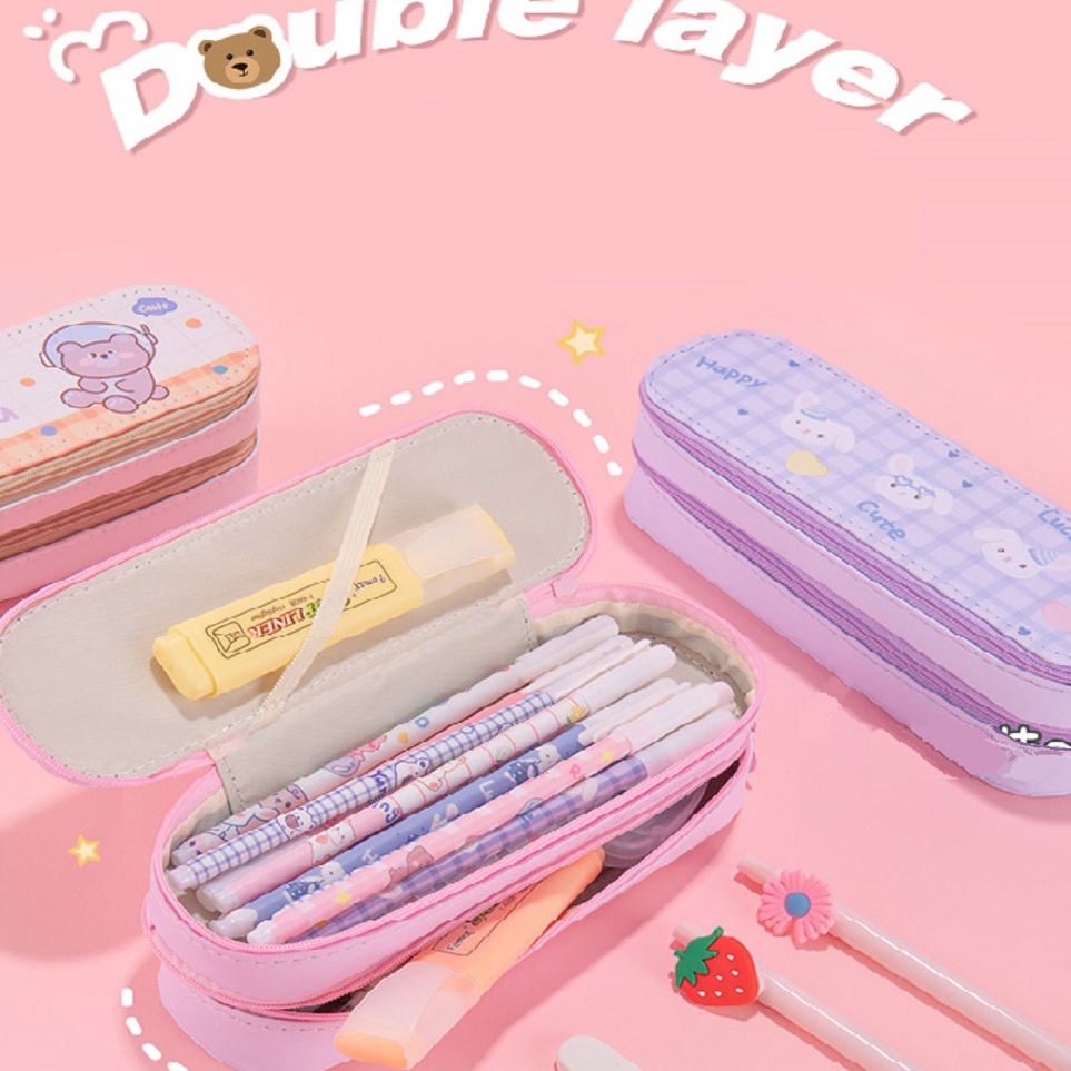 

Kotak Pensil Anak Karakter Lucu Kotak Pensil Double Layer SK97