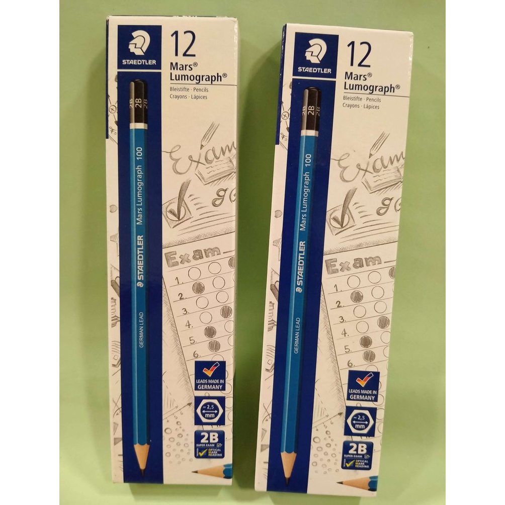 

KODE I33N Pensil 2B Biru Staedtler Dijamin Asli Ori