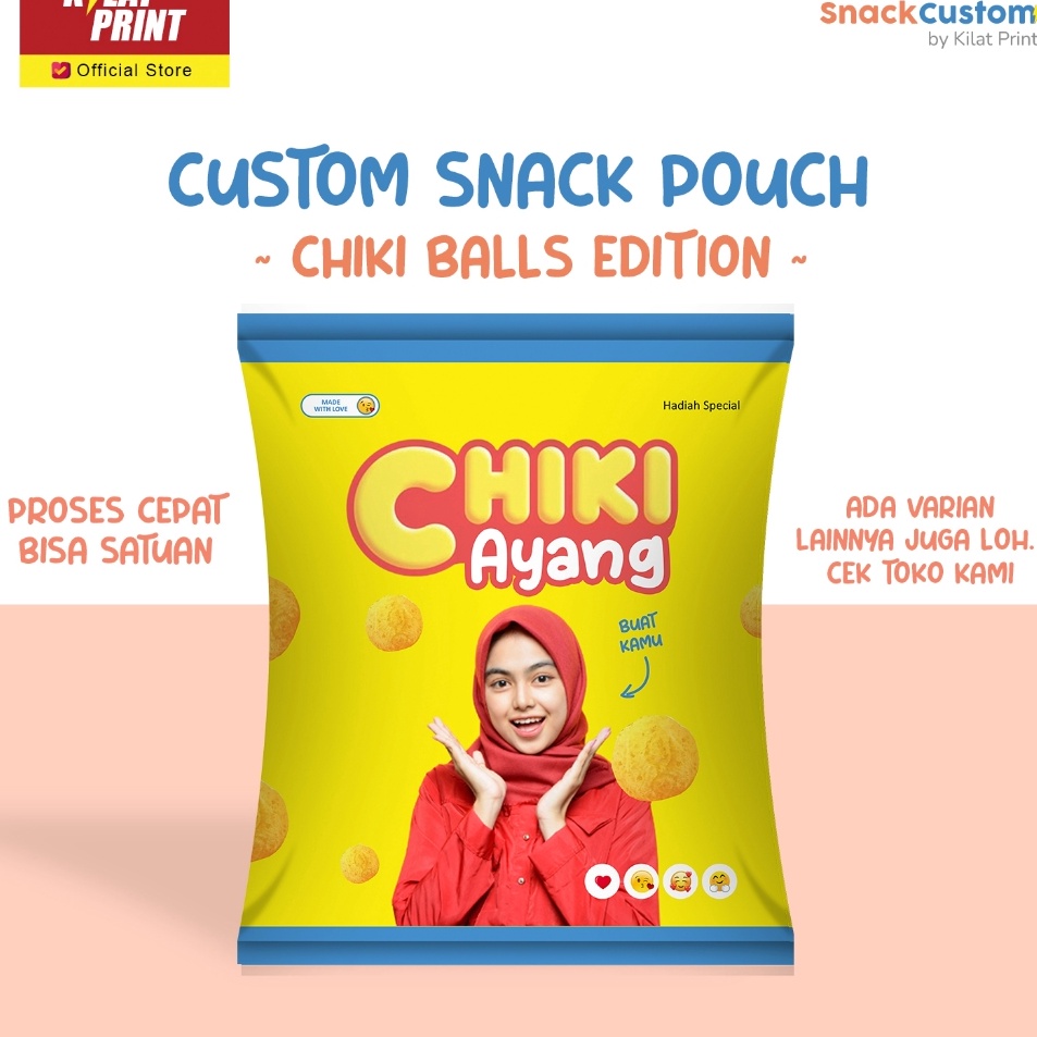 

Modern Snack Foto Teks Bungkus Pouch Jumbo Ala Chiki Balls Edition