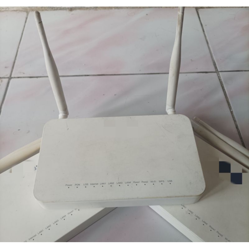 Router AP GPON ONT | ZTE ZXHN F609 V3 | 2.4ghz | Port Biru Hijau