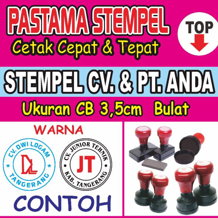 

KODE G56T STEMPEL OTOMATIS BUAT PT CV ANDA
