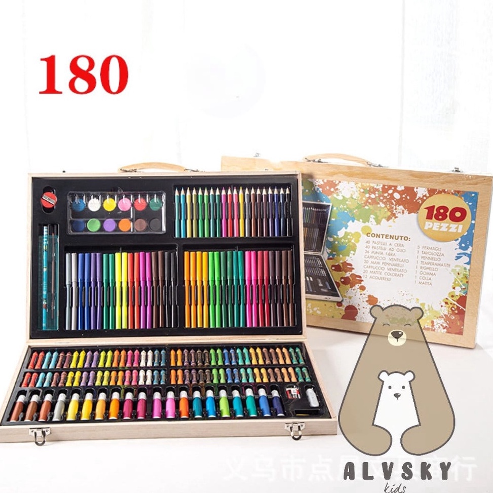 

KODE N9R ART FULL SET 18 PCS KRAYON MENGGAMBAR MEWARNAI ANAK PENSIL WARNA PERLENGKAPAN