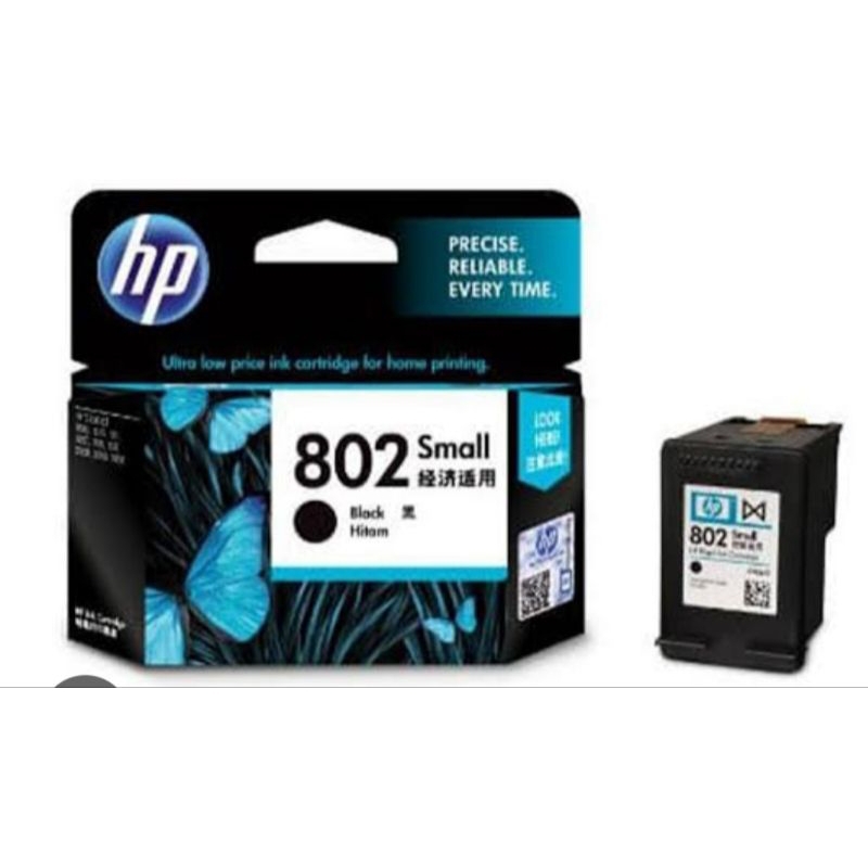 TINTA PRINTER HP 802 BLACK ORIGINAL
