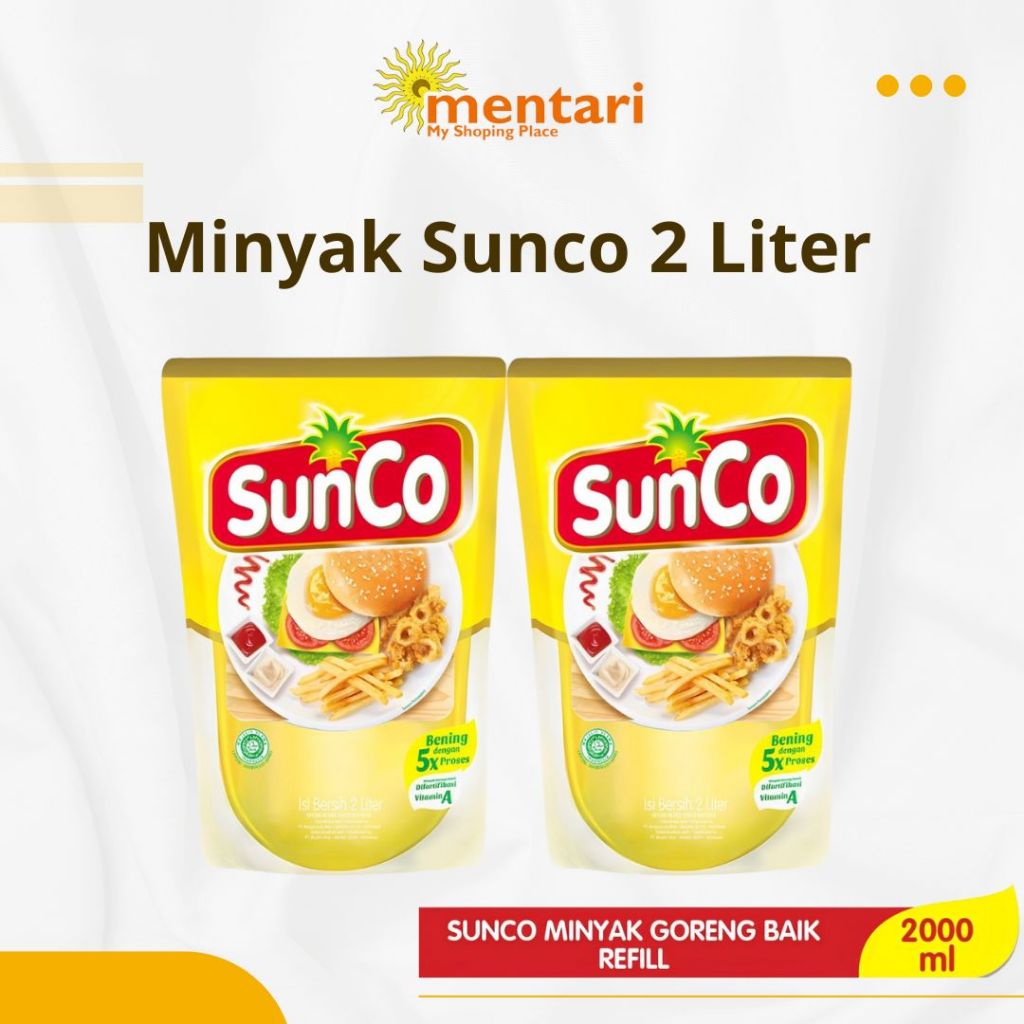 

Minyak Goreng Sunco 2 Liter - Sunco 2000ML - SUNCO 2liter Murah - Minyak Goreng Murah