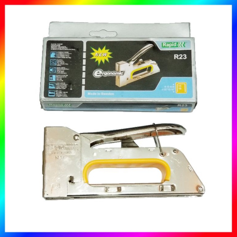 

KODE W49E STAPLER GUN STAPLES TEMBAK GUN TACKER R23 13 4 6 8MM RAPID