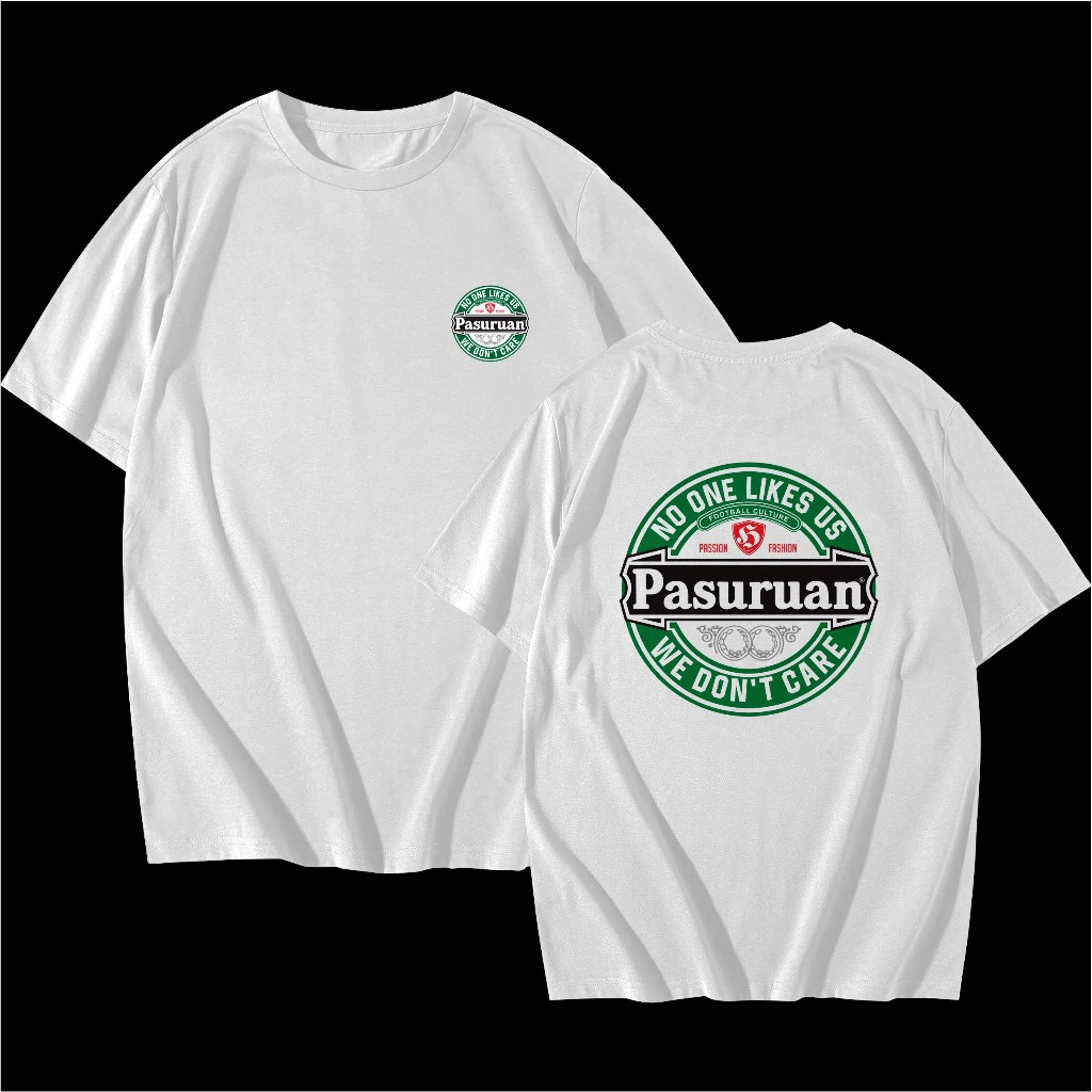 Kaos Oblong Tshirt Premium Original Heineken Pasuruan Casual Football Cotton Combet 30s