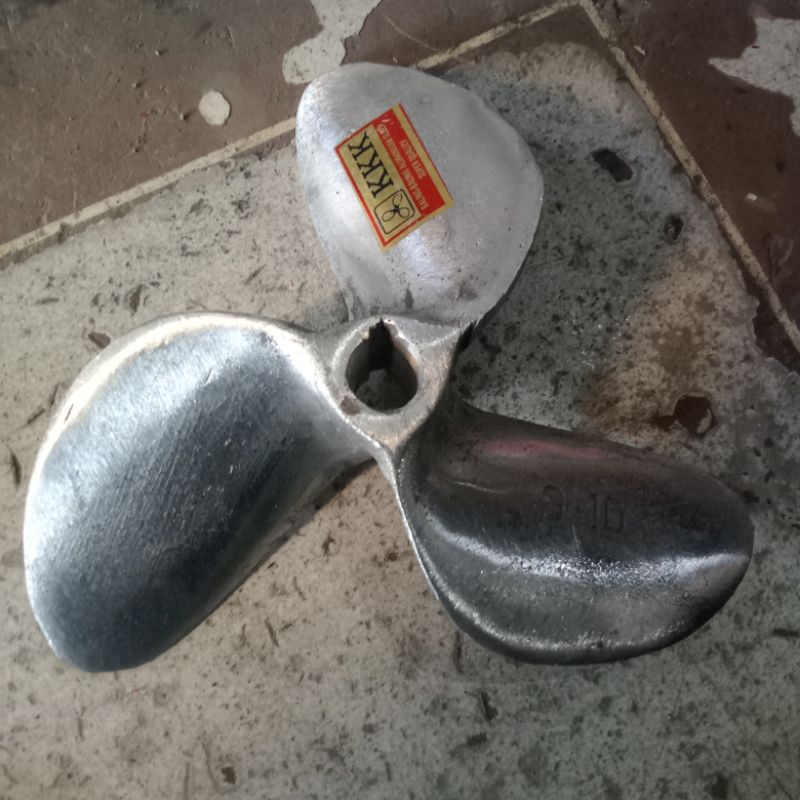 Baling baling Daun kodok 9-10 lobang as 3/4 Perahu D3 9-10