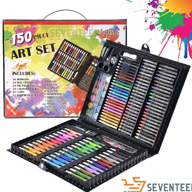 

SEVENTEEN CRAYON SET 15PCS SPIDOL WARNA ALAT MELUKIS MEWARNAI MENGGAMBAR PENSIL KRAYON 1 SET ART COLOURING