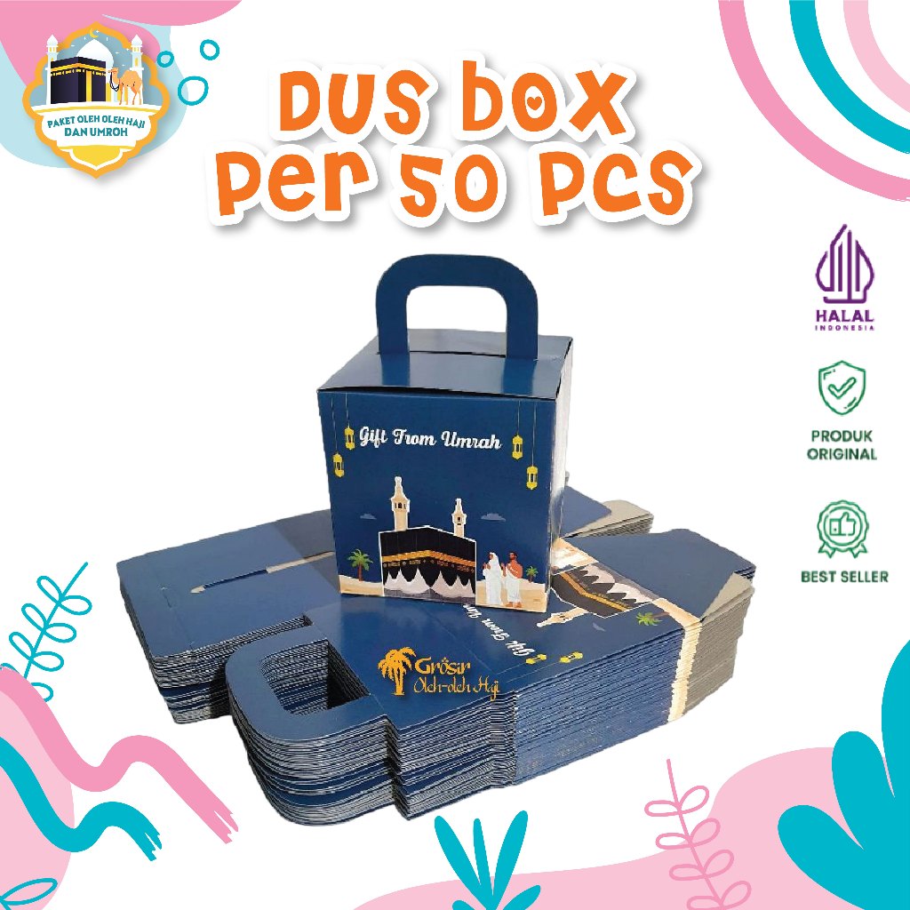 

Dus Box Kosong Unik Oleh Oleh Haji dan Umroh isi 50 pcs