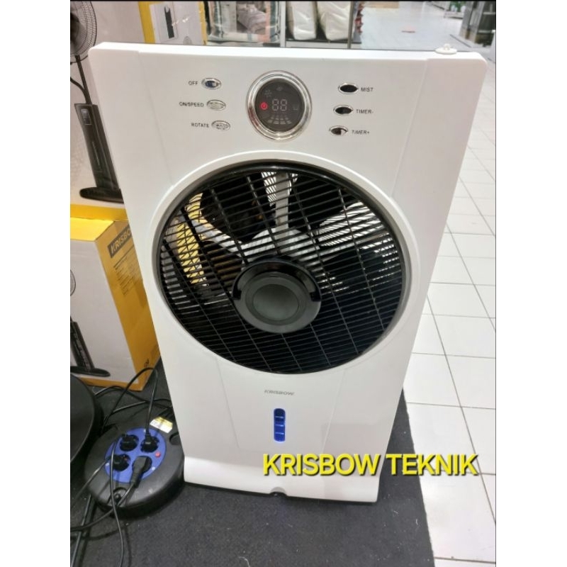 misty fan krisbow kipas angin kabut cooling fan square