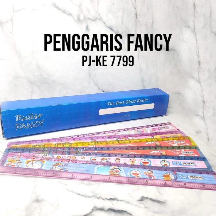 

RULLER FANCY 3 CM ISI 24 PCS PENGGARIS MURAH
