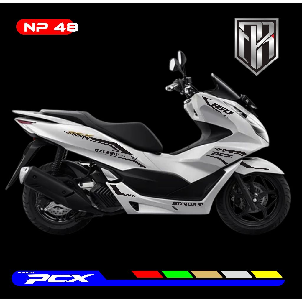 STRIPING MOTOR PCX STRIPING VARIASI STICKER PCX 160 STICKER LIS CUTTING HONDA PCX ALL NEW 160 STICKE