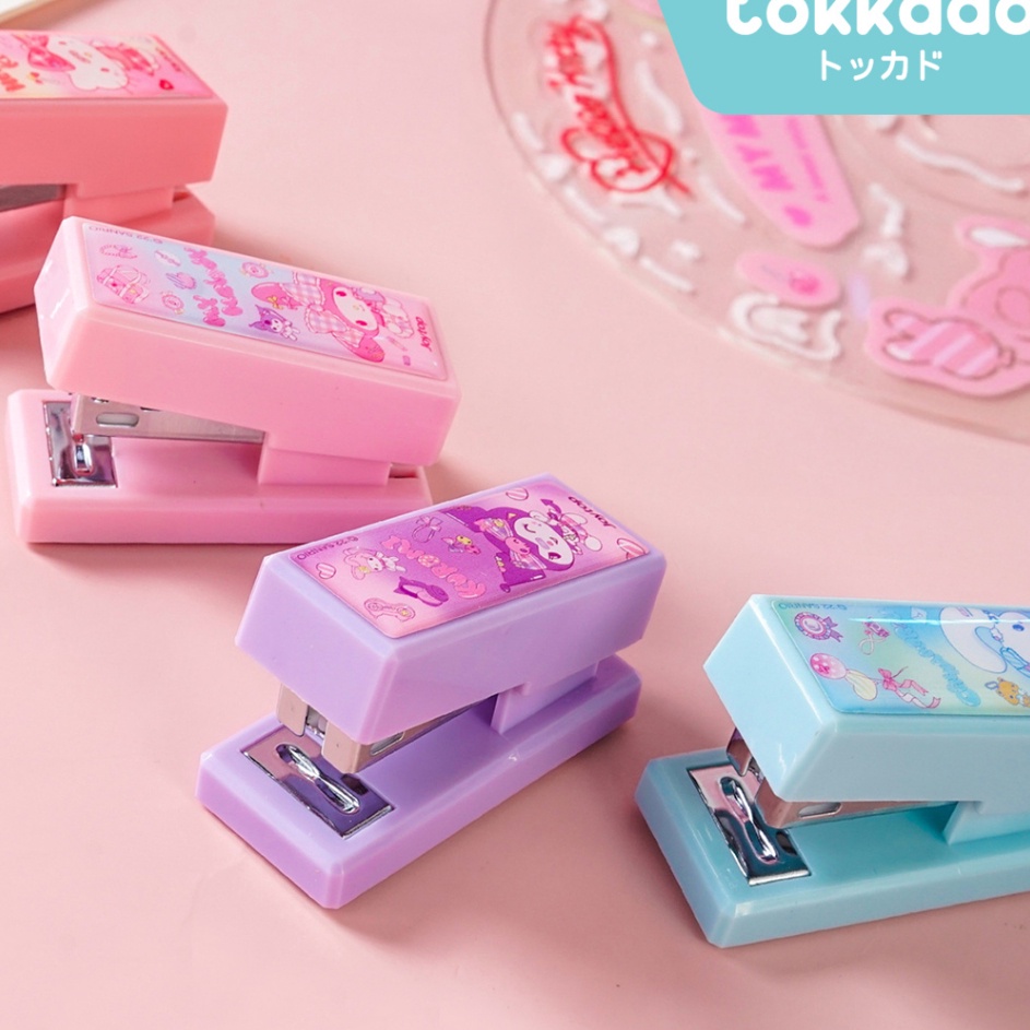 

TOKKADO Sanrio Stapler Staples Hekter Mini Karakter Original Lucu