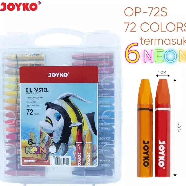

Pilihan Terbaik Krayon Minyak OP55s OP72S Joyko Crayon Oil Pastel