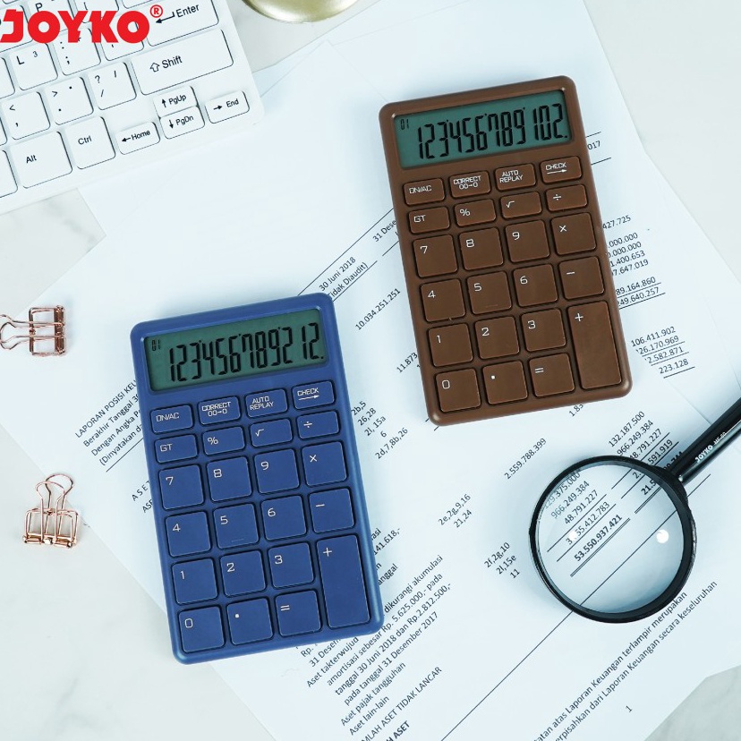 

Terbaru KALKULATOR CHECK CORRECT JOYKO CC55CO Calculator Desktop COLOR 12 dIGIT
