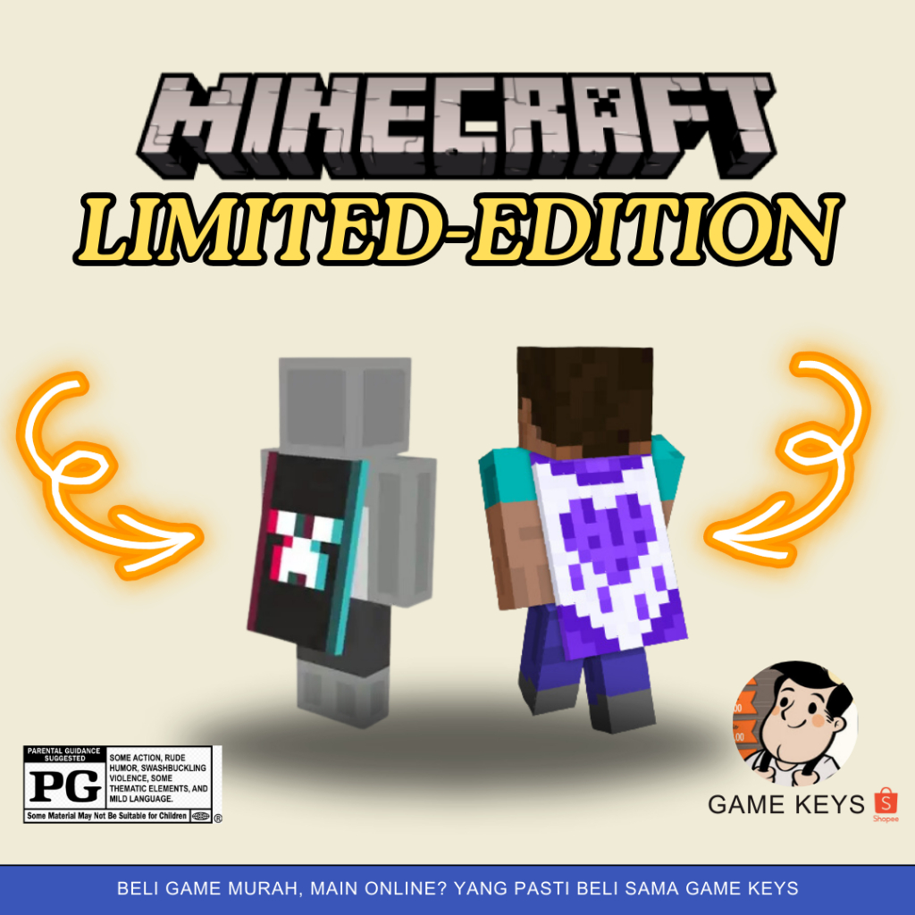 Minecraft CAPES LIMITED EDITION | REDEEM CODE MINECRAFT PC JAVA