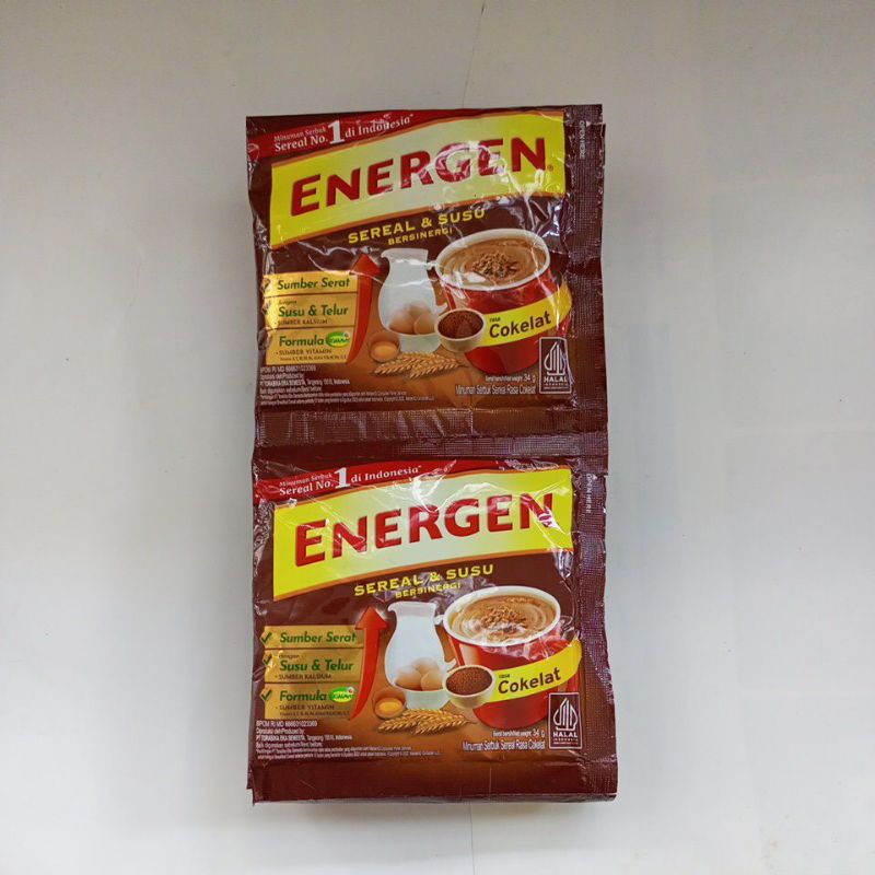 

Energen Minuman Sereal & Susu Rasa Cokelat 34g