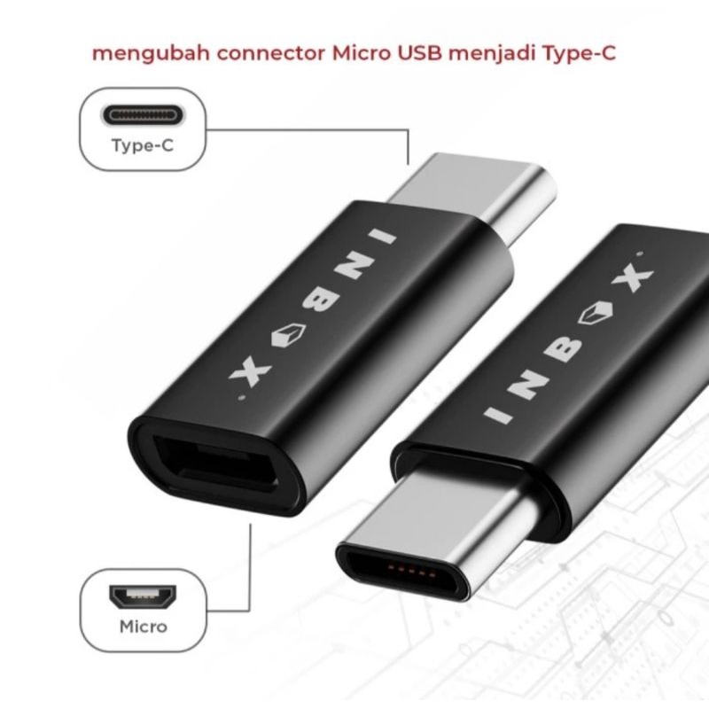 Inbox Converter Micro to Type-C Adapter Connector