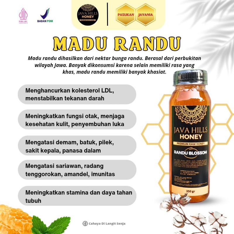 

Madu Randu Java Hills Honey Javahills Honey 330 g
