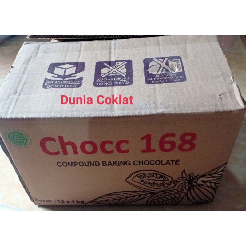 

Coklat Batangan coklat compound Chocc168 kemasan dus isi 12kg