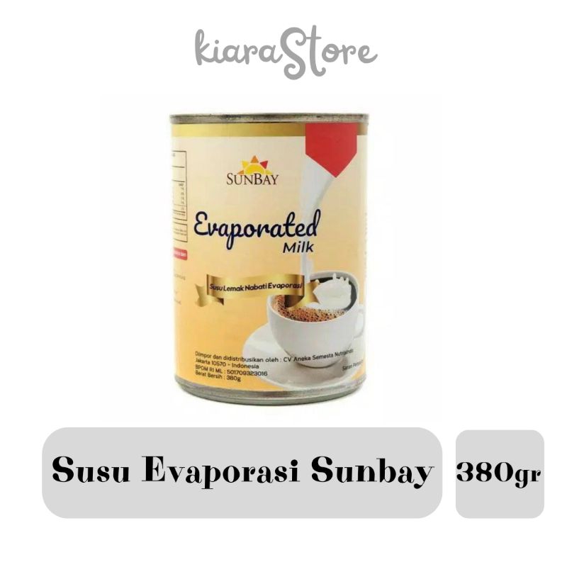 

susu evaporasi sunbay 380gr