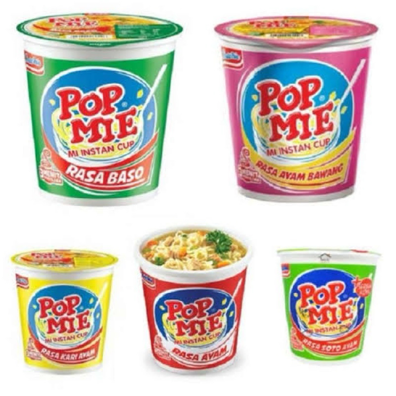 

POP MIE KUAH MIE INSTAN CUP ALL VARIAN