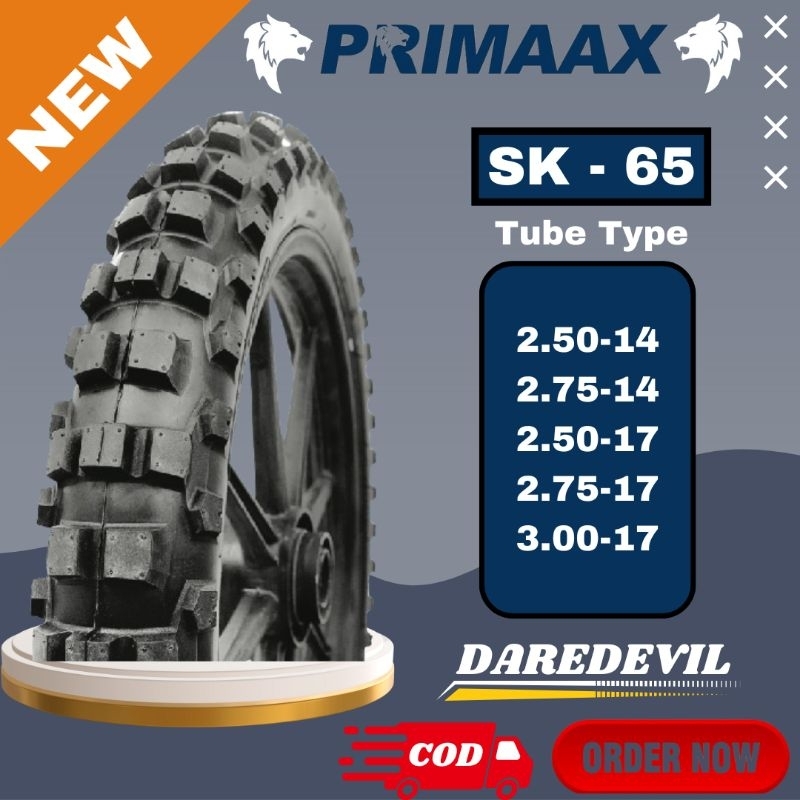 BAN PRIMAAX SK-65 RING 14 17 TUBE TYPE/NON TUBELESS/BAN TRAIL/SEMI CROSS