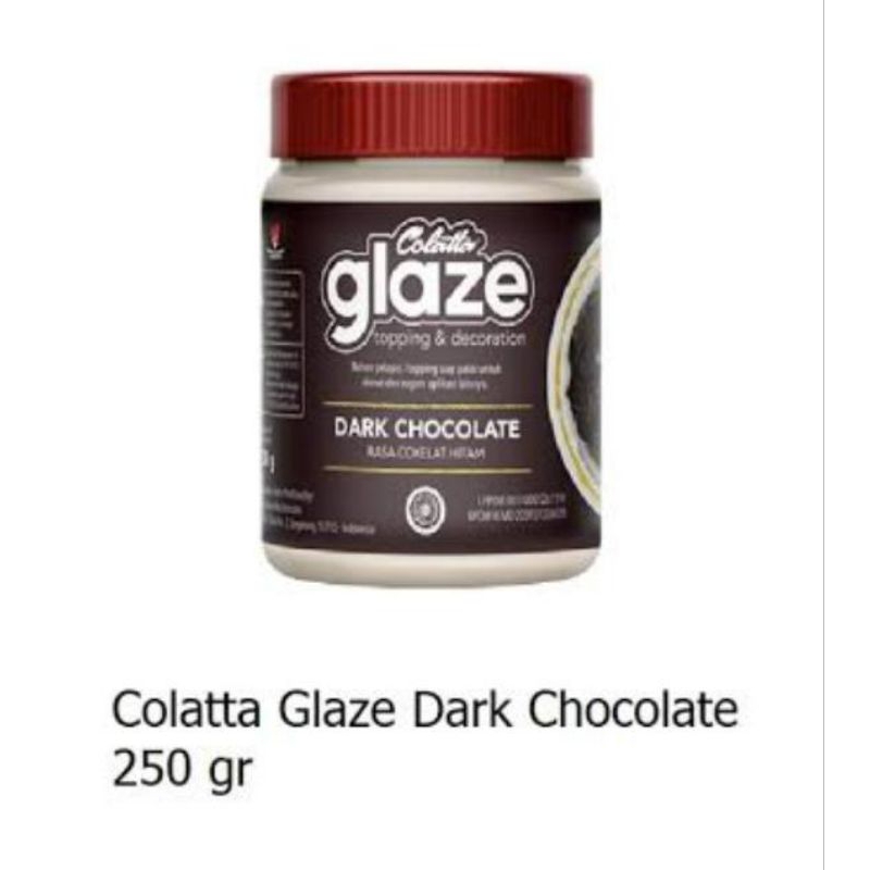 

Colatta Glaze Dark 250gr