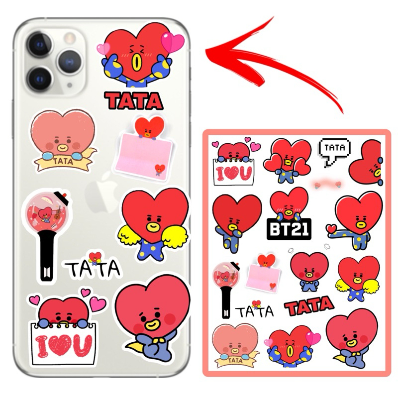 

Sticker BT21 TATA (Sudah Cutting) / Cute Sticker Set