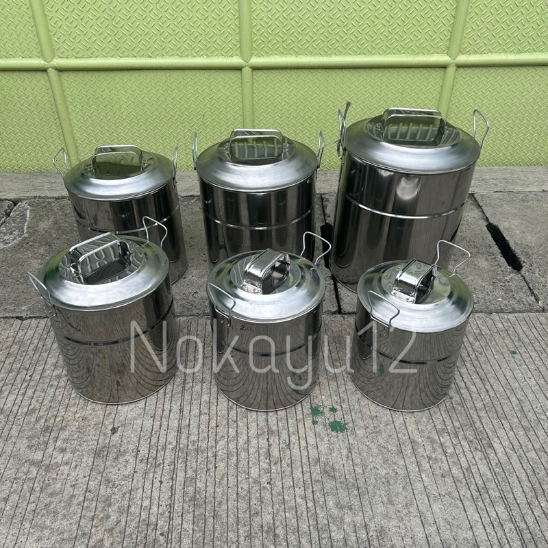 KHUSUS KARGO Panci Baso Steinless 26-28-30-32-35-40cm Tebal 0.4ml / Dandang Baso / Langseng