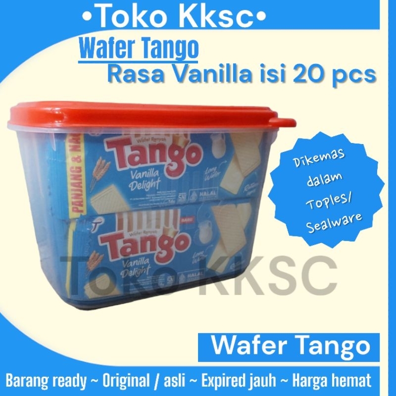 

TANGO VANILLA ISI 20 PCS KEMASAN SEALWARE (toples)