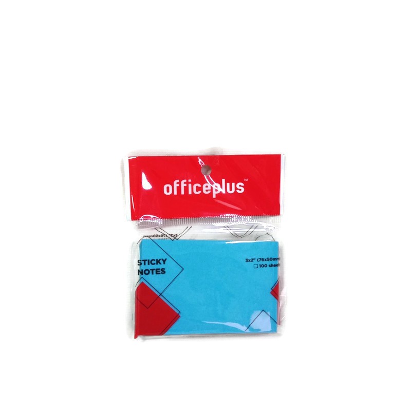 

Gramedia Malang - OfficePlus Sticky Note 3x2” 100 Sheet Neon Blue