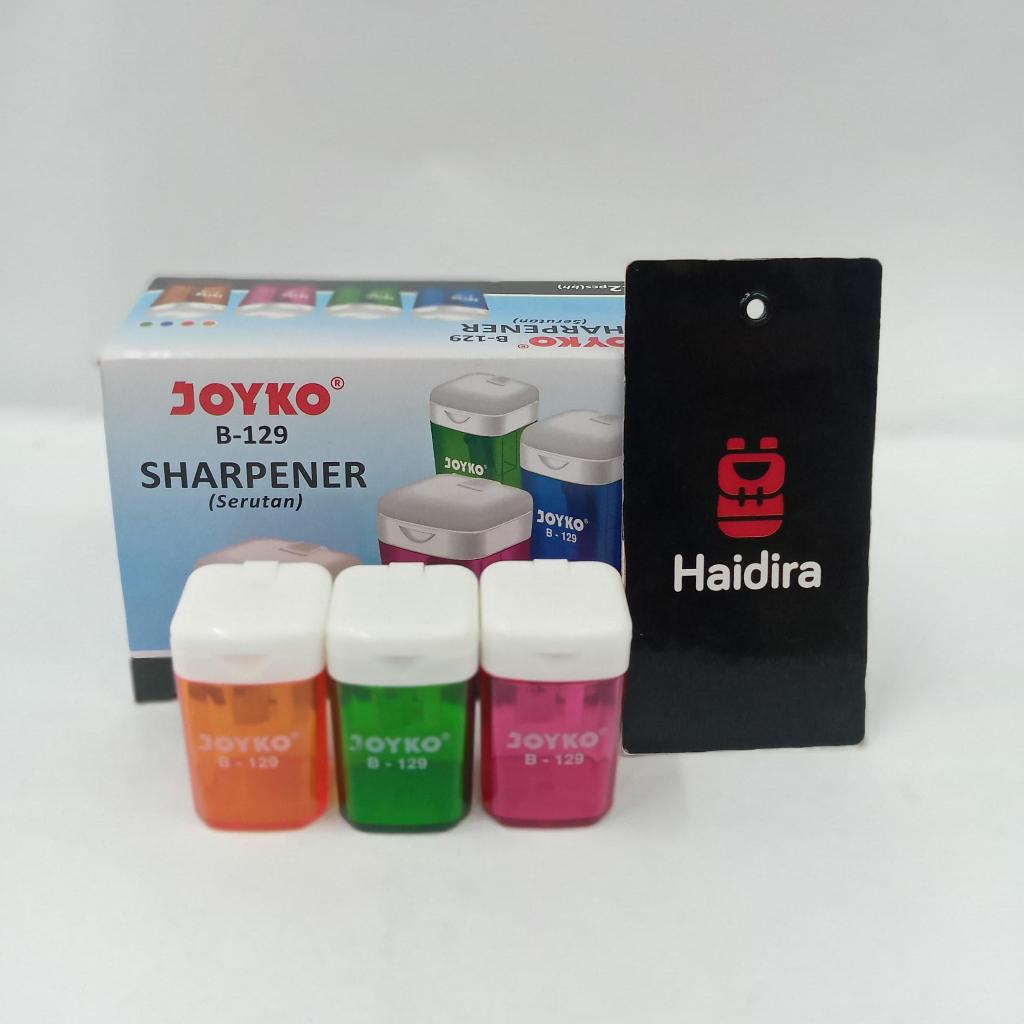 

Serutan Sharpener Joyko B-129 (1 Pak isi 12 pcs)