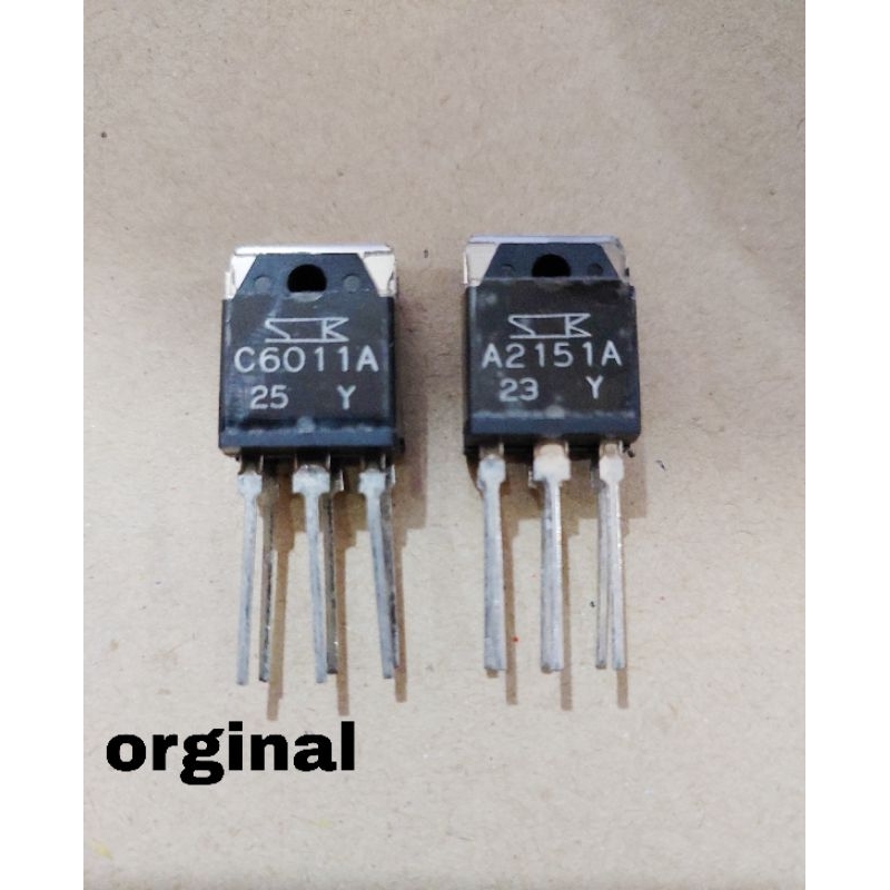 Transistor Sanken Alegro ORIGINAL C6011 & A2151 / C6011A&A2151A